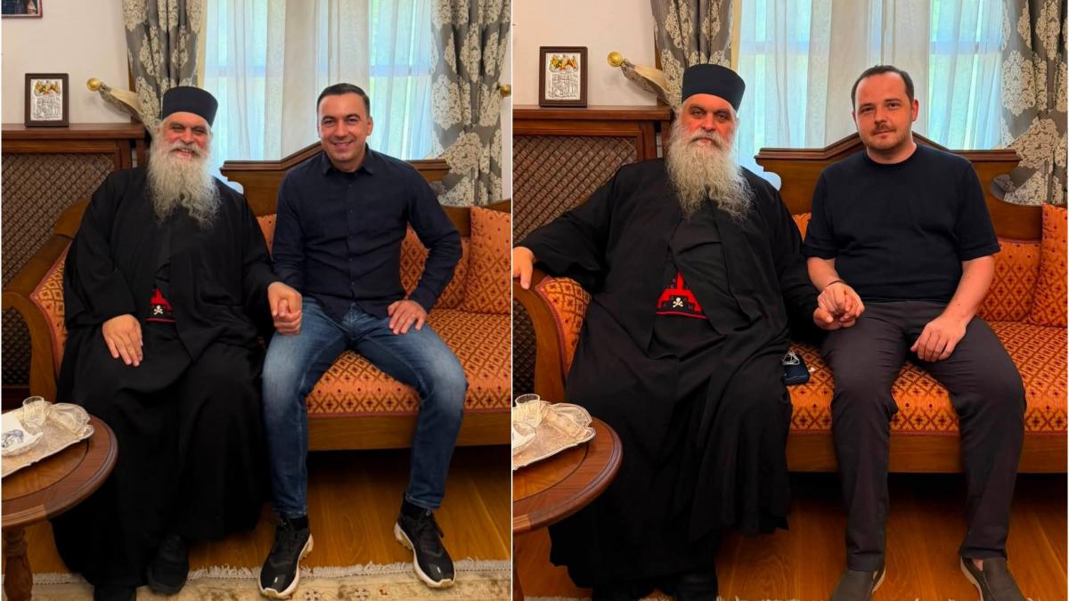 Bogdan Ivan si Alexandru Rogobete au calatorit impreuna la Muntele Athos Functiile sunt temporare dar binele