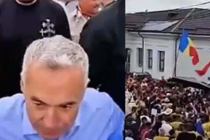 Cum a fost organizată vizita lui Călin Georgescu la Izbiceni. Primar: „Au fost aduși cu autocarele AUR…”