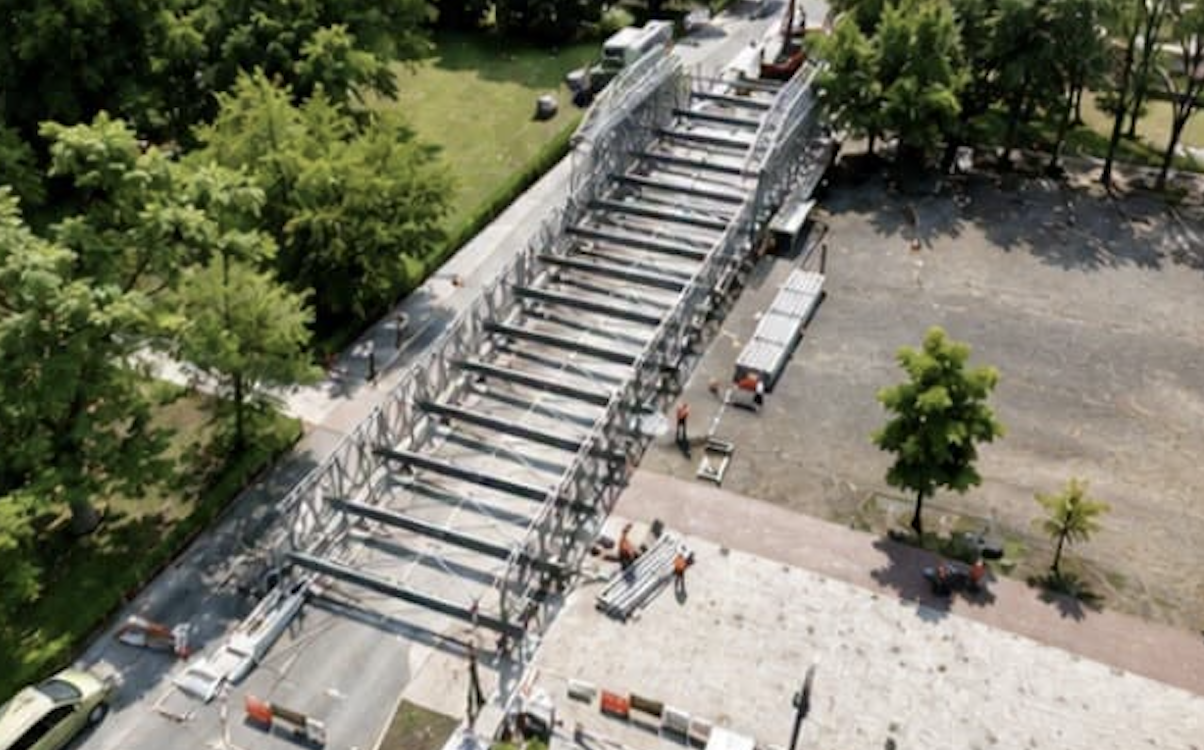 Informatii esentiale pentru clujeni Podul provizoriu de la Garibaldi este gata pentru instalare Aflati ce va urma pentru traficul pe Somesul Mic in zilele urmatoare