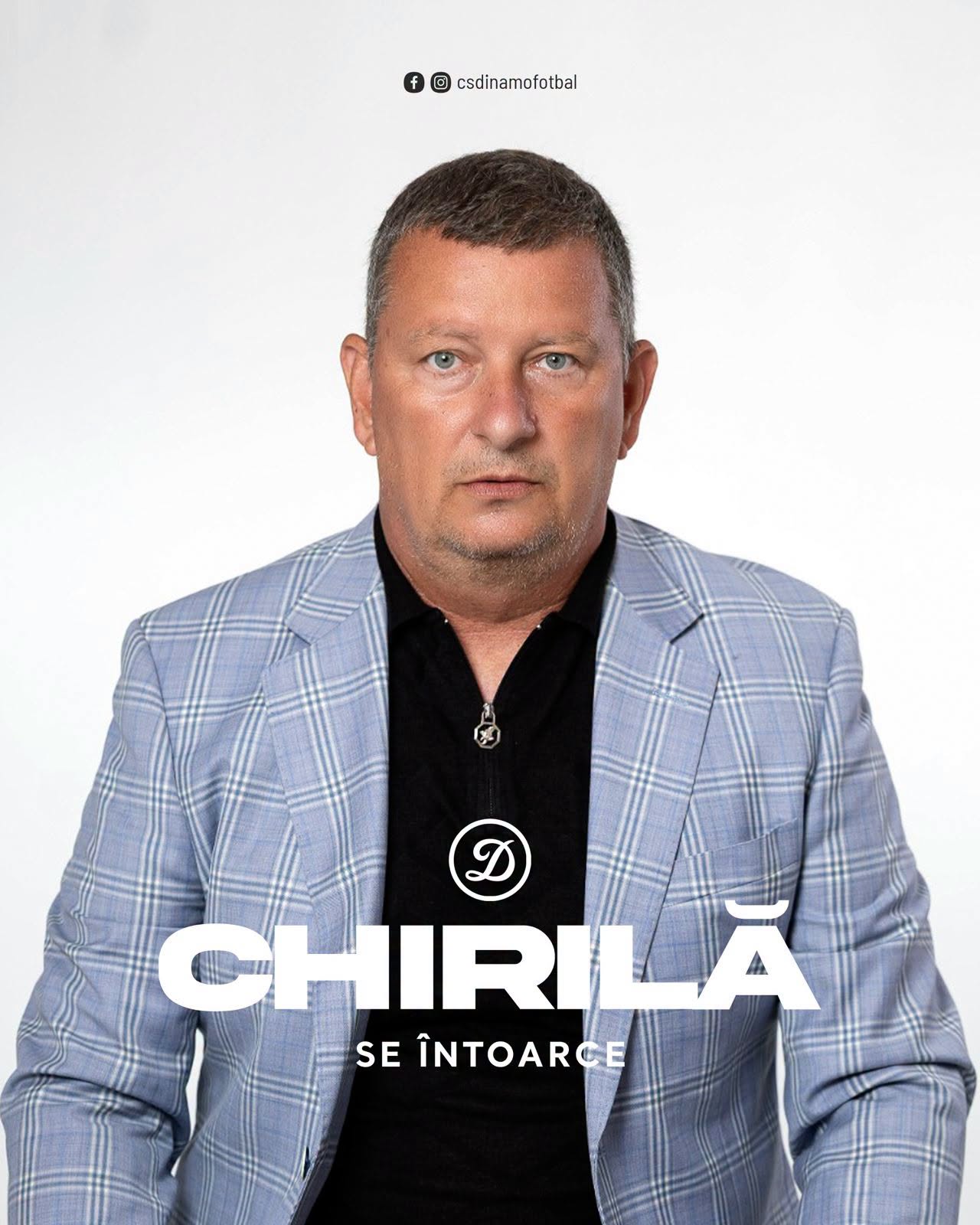 Ionutz Chirila a fost investit ca noul antrenor principal al CS Dinamo