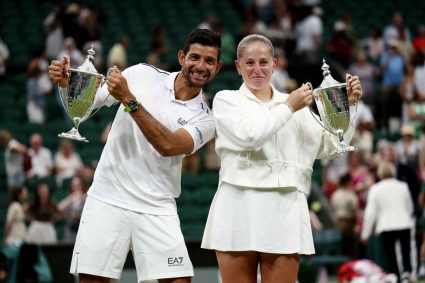 Ostapenko și Arevalo fac o revenire spectaculoasă și câștigă titlul la dublu mixt la Wimbledon