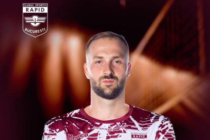 Rapid București aduce un jucător de volei canadian cu experiență în ligi din Europa și Asia.
