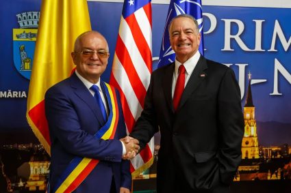 Reprezentantul lui Donald Trump, ambasadorul Darryl Nirenberg, în prima sa vizită oficială la Cluj. Emil Boc: „Am purtat discuții despre investiții”