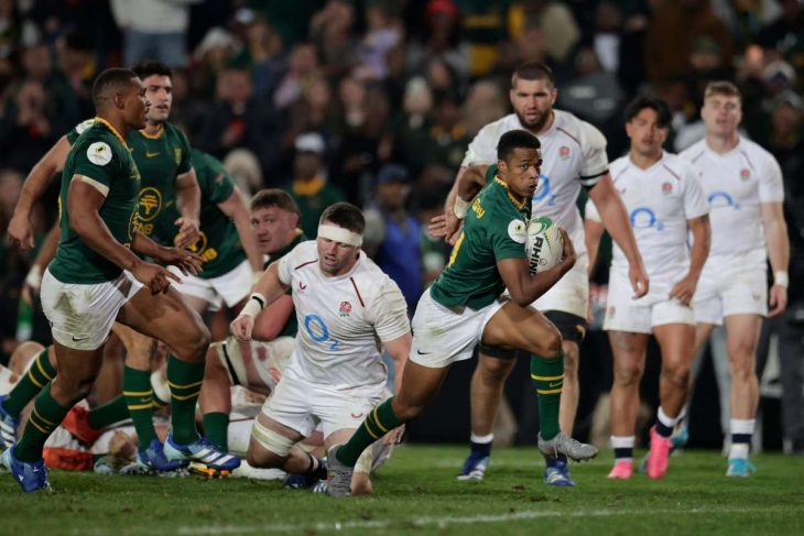Springboks inscriu sapte eseuri si infrang Anglia cu 45 21 in Campionatul Natiunilor