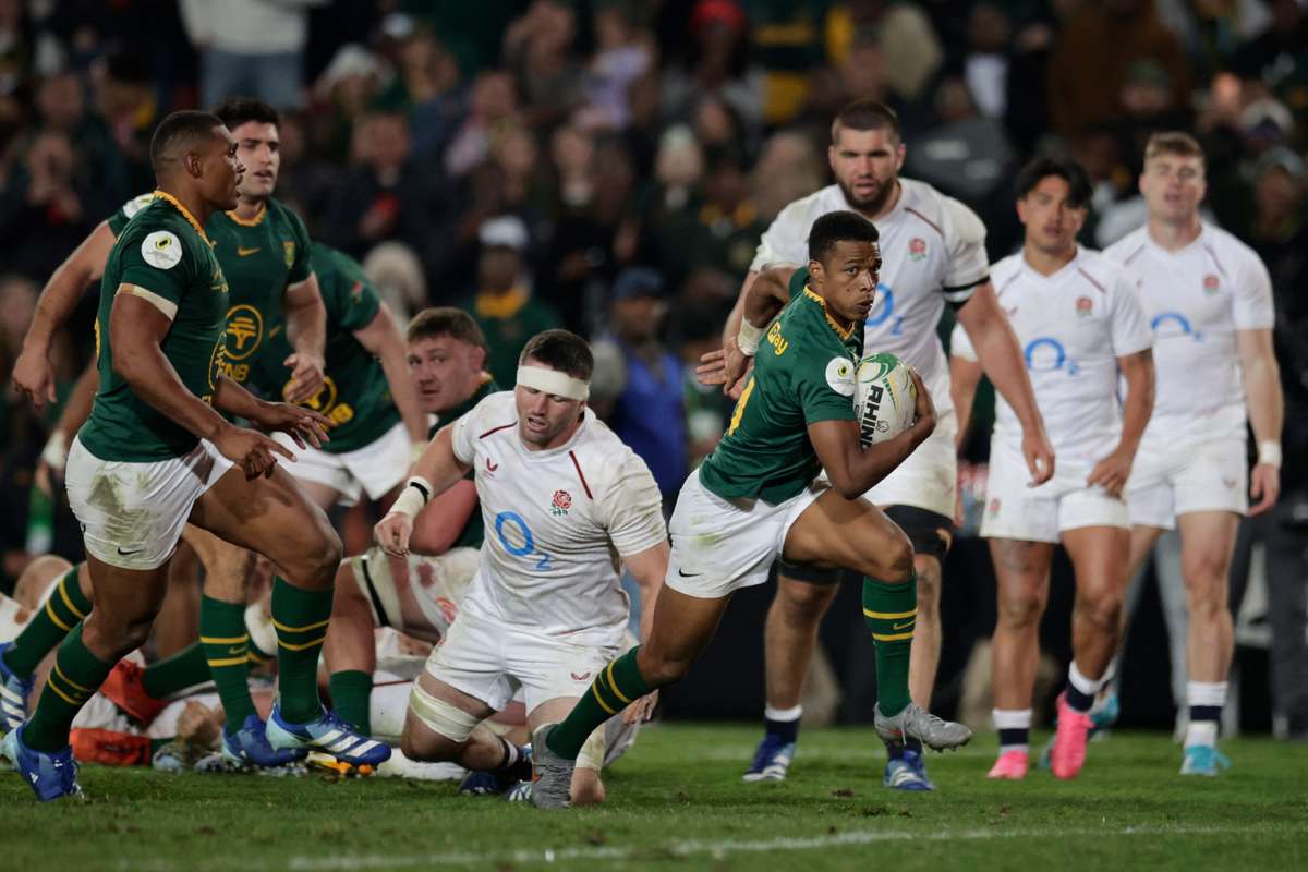 Springboks inscriu sapte eseuri si infrang Anglia cu 45 21 in Campionatul Natiunilor