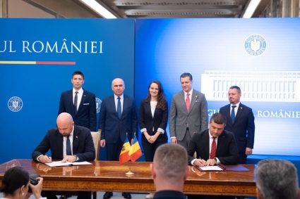 Ultimul contract pentru Autostrada Unirii A8 a fost semnat. Proiectul include primii kilometri de autostradă construiți de România în Republica Moldova.