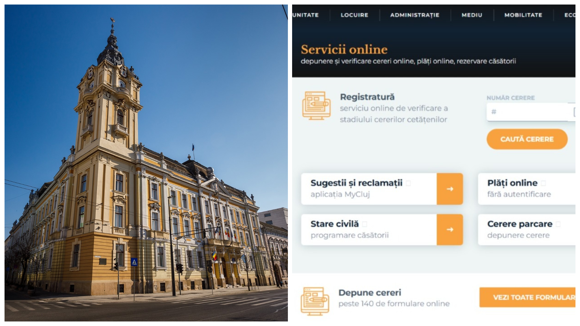Viceprimarul Dan Tarcea ii incurajeaza pe clujeni sa evite aglomeratia Peste 300 de servicii ale Primariei Cluj Napoca sunt disponibile online VIDEO