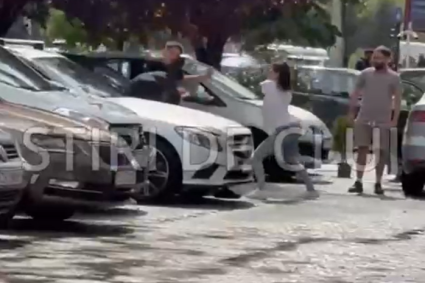 EXCLUSIV VIDEO. Poliția Cluj s-a sesizat de sine stătător după ce Știri de Cluj a difuzat imaginile cu altercația din Sigma Center, în care au fost folosite bâte, pumni și picioare.