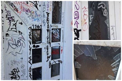Vandalism la Cluj! Un loc de joacă pentru copii a fost distrus: „Aceasta este situația. Geamuri sparte, mizerie. Dacă se comportă așa, avem motive de îngrijorare.”