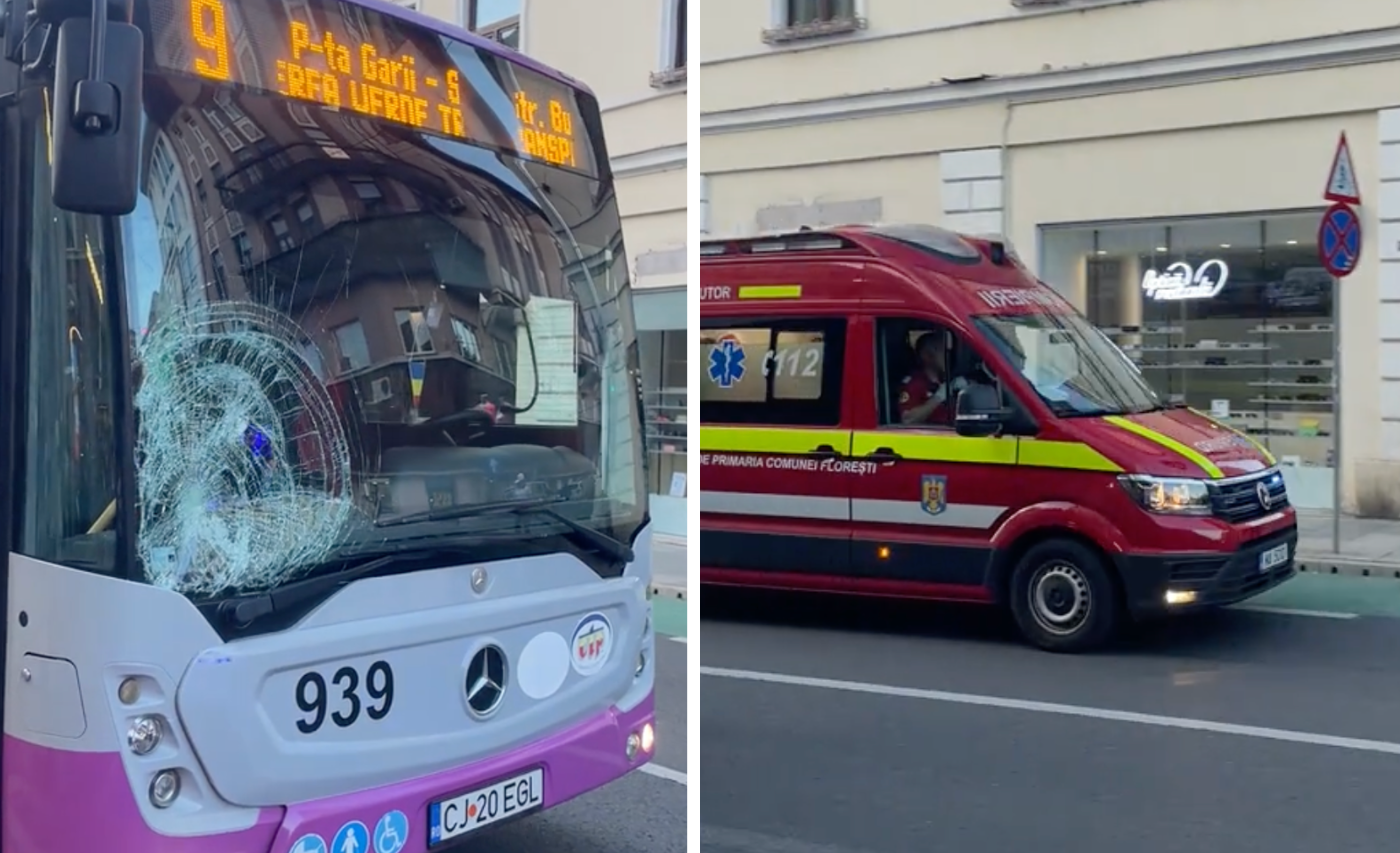 video acident grav pe strada regele ferdinand din cluj napoca o tanara de 17 ani a fost lovita de un autobuz care este starea victimei