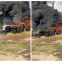 video incendiu de mari proportii in cluj o hala industriala din mihai viteazu a fost cuprinsa de flacari degajand cantitati mari de fum
