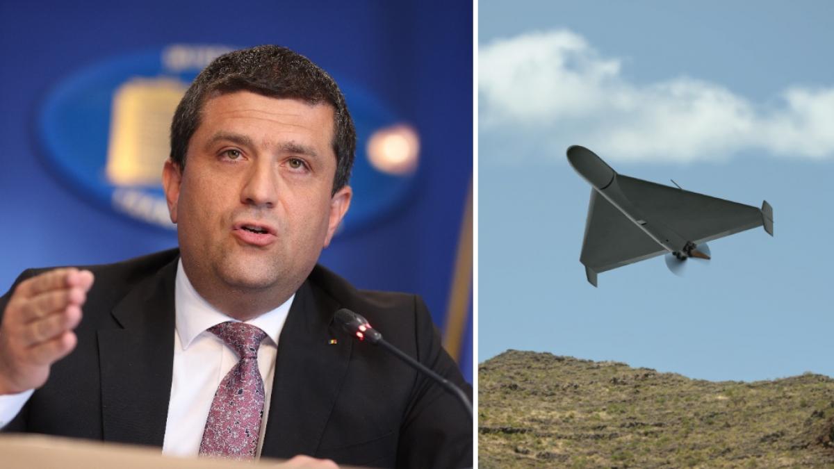 Drona a parcurs braul Chilia a intrat n Moldova i a ajuns n Romnia afirm Radu Miru ministrul Aprrii