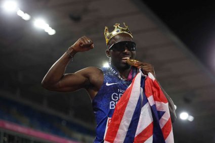 Romell Glave îl depășește pe campionul en-titre Marcell Jacobs și câștigă medalia de aur europeană la 100m