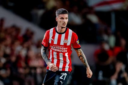 Dennis Man, utilizat doar în finalul meciului în victoria clară a PSV. Nota acordată.