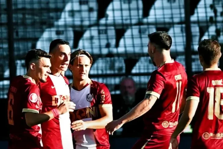 CFR Cluj învinge FC Botoșani, care a jucat în inferioritate numerică din minutul 9