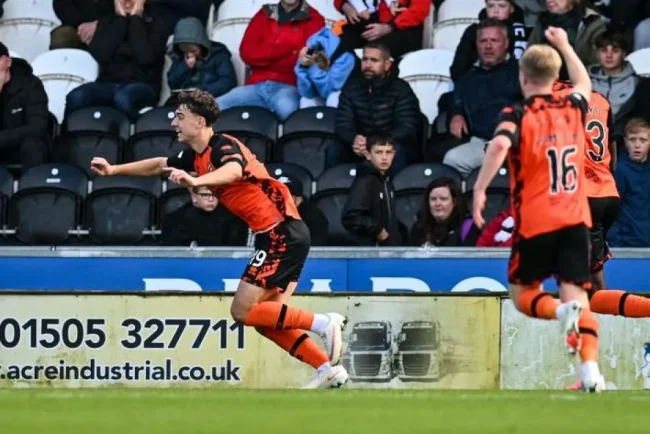 Kevin Ciubotaru marchează primul gol pentru Dundee United