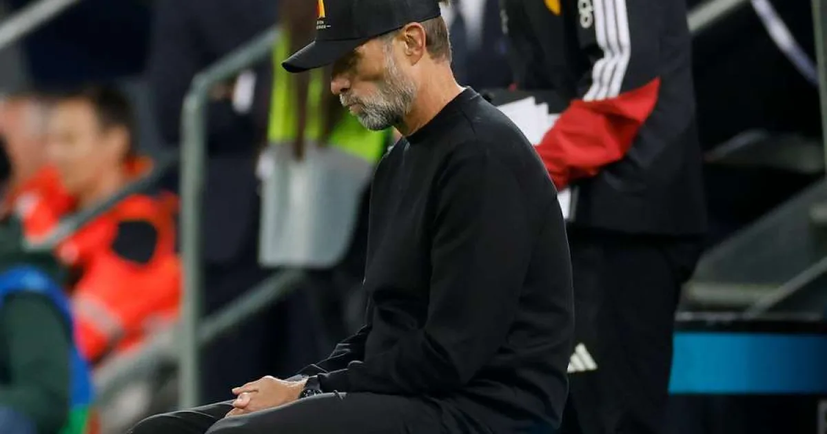 Klopp, spre cel mai dezastruos debut ca selecționer al Germaniei