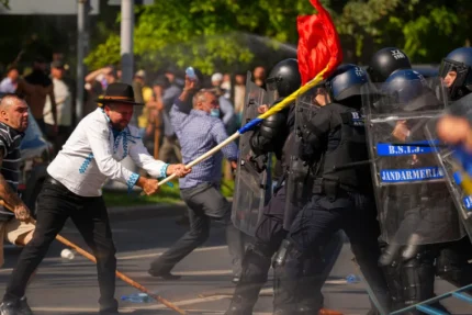 Percheziții în București și 15 județe după violențele protestului ciobanilor