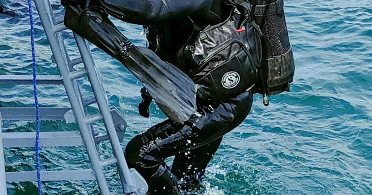 Resturi de dronă în Marea Neagră. Intervenția scafandrilor militari la Grindul Chituc