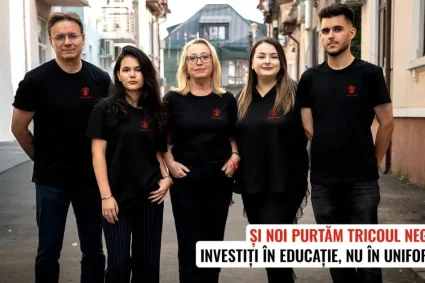 Salvați Copiii susține protestul elevilor: purtăm și noi tricoul negru