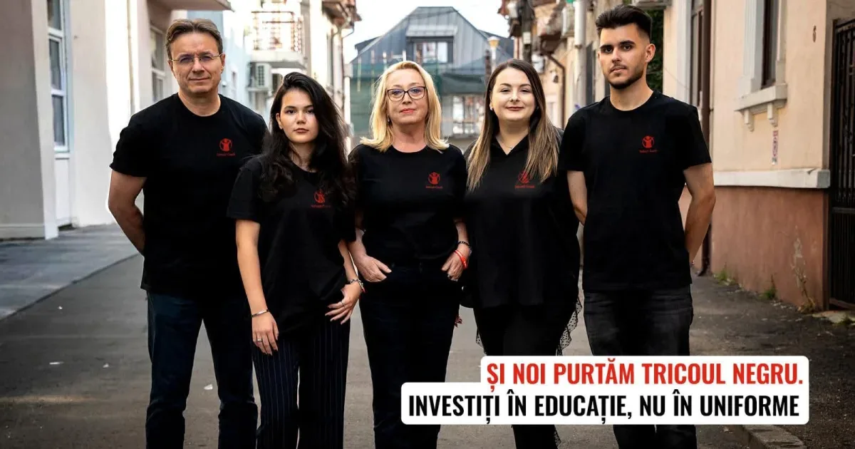 Salvați Copiii susține protestul elevilor: purtăm și noi tricoul negru