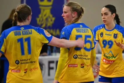 Corona Brașov, în turul 3 preliminar EHF European League după înfrângerea de la Belgrad