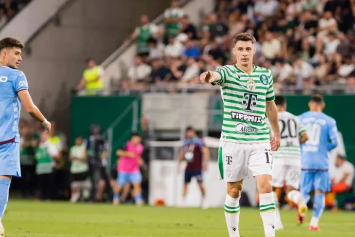 Marius Corbu a marcat pentru Ferencvaros în campionatul Ungariei