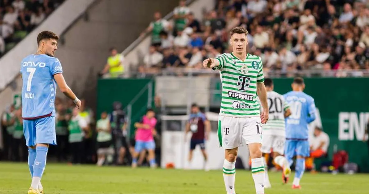 Marius Corbu a marcat pentru Ferencvaros în campionatul Ungariei