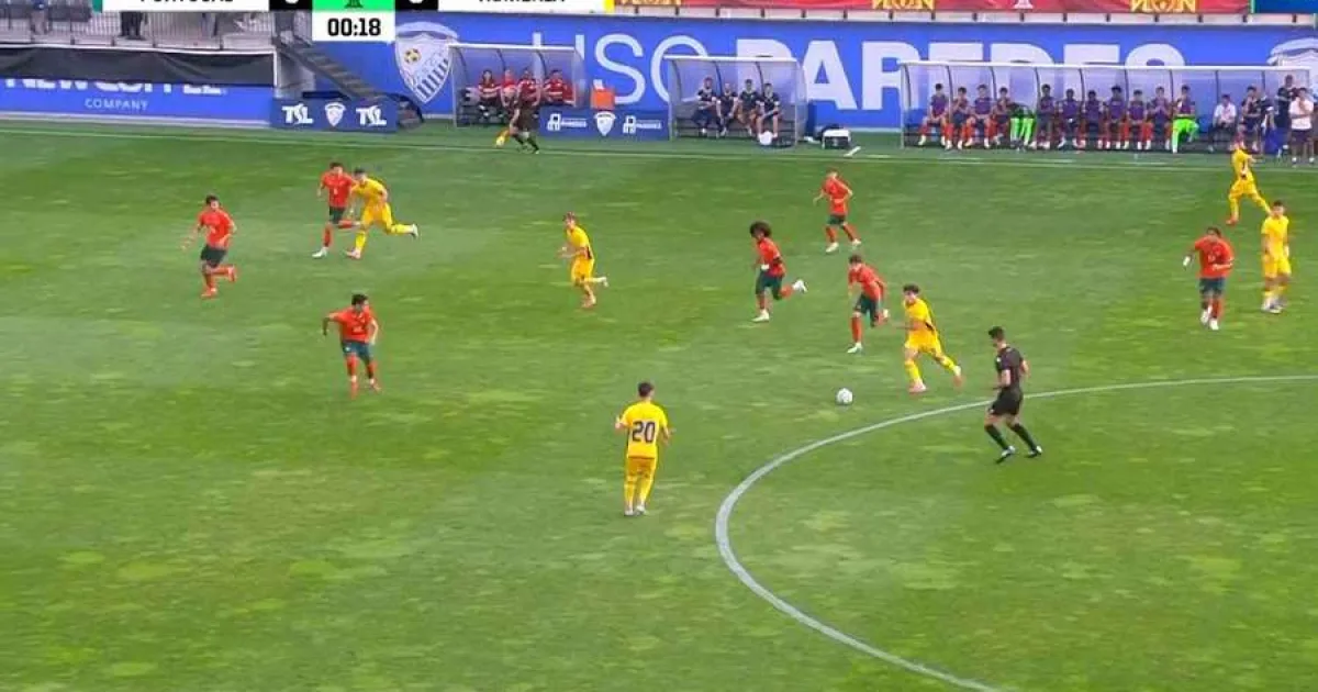 România U18 a revenit de la 0-2 și a remizat cu Portugalia, la Turneul celor 4 Națiuni